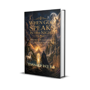 Book cover for When God Speaks in the Night: Dreams, Discernment, and the Rule of the King by David S. Webb